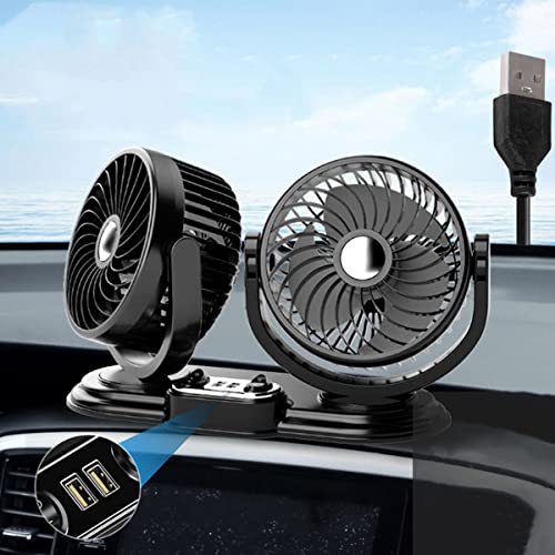 Upgrade your car’s cooling with the DEEYOTA Double Head Car Fan