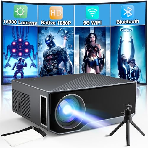 Powerful Wifi and Bluetooth Projector – Stream in 4K