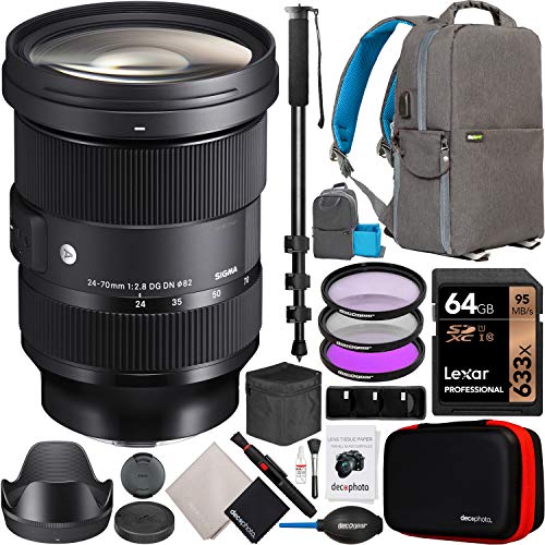 Capture Artistic Moments: Sigma 24-70mm F2.8 DG DN Lens Bundle