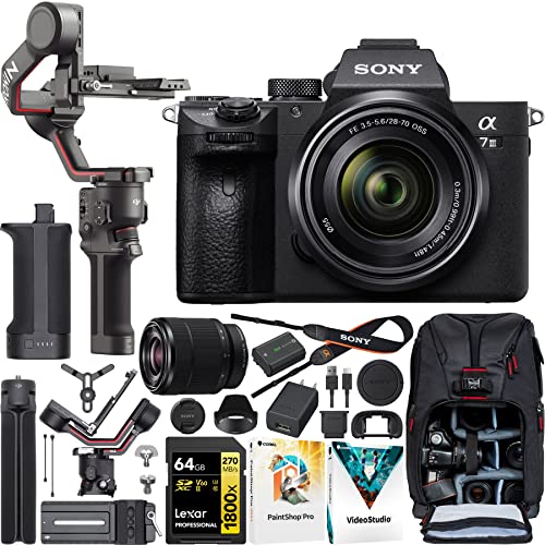 Capture stunning footage with Sony a7 III Camera Bundle