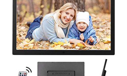 Immersive 17″ HD Motion Sensor Digital Photo Frame with Remote Control – Showcase Your Memories!