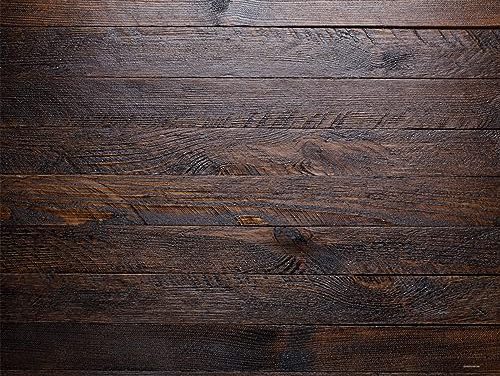 Dark Brown Wood Floor Mat: Perfect for Newborn Photography!