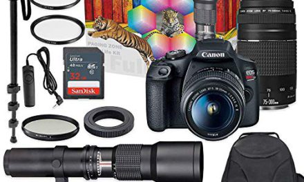 Capture Stunning Photos with Canon EOS Rebel T7 DSLR Camera Kit