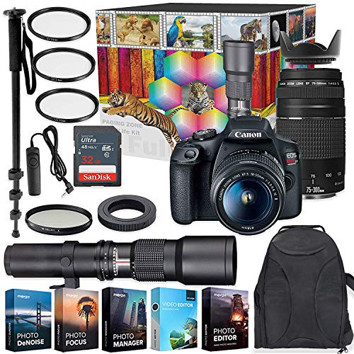 Capture Stunning Photos with Canon EOS Rebel T7 DSLR Camera Kit