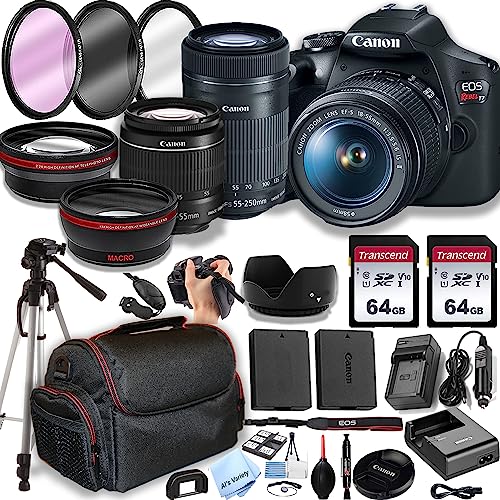 Capture Stunning Photos with Canon Rebel T7 DSLR Bundle