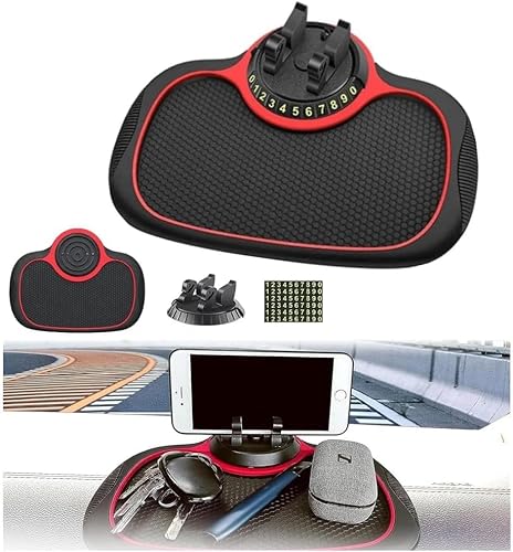 NESLIN Car Phone Mount with Anti-Slip Mat – Secure Your Phone While Driving!