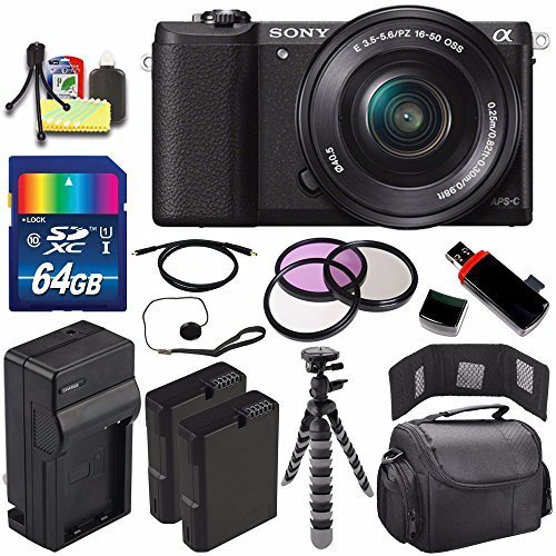 Capture Memories: Sony a5100 Mirrorless Camera + Extras