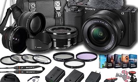 Capture Life’s Moments: Sony ZV-E10 Mirrorless Camera Bundle