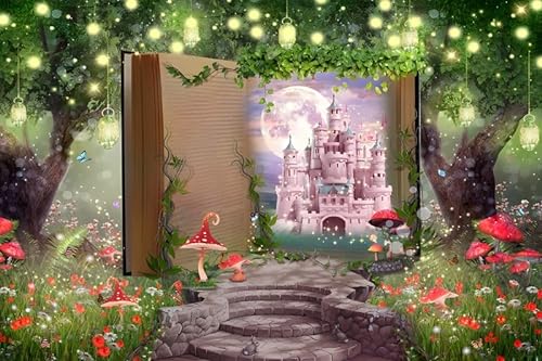 Enchanting Fairy Tale Forest Backdrop for Princess Party