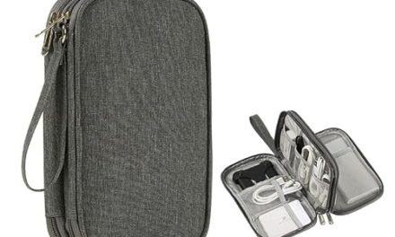 Waterproof USB Gadget Bag for Organizing Electronics
