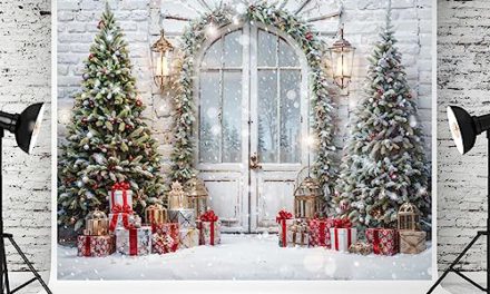 Capture Magical Moments with Kate’s 10x10ft Christmas Backdrop: Winter Wonderland Delight