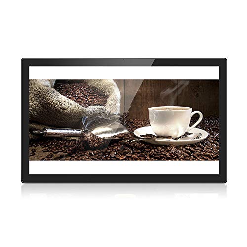 Powerful 32″ Digital Advertising Frame: Play Videos & Pictures, Remote Control, Clock & Calendar